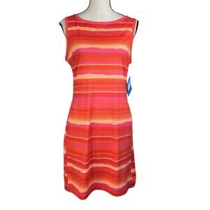 Columbia Medium Chill River Dress Stretch Pocket Omni-Wick Quick-Dry Sleeveless